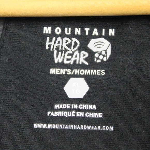 Mountain Hardwear Hooded Jacket Men's XL Charcoal Gray Full Zip Pockets Outdoors - Picture 4 of 11